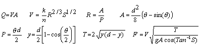 Culvert Equations