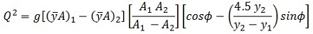 Hydraulic jump pipe sequent depth equation