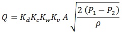 Pressure Relief Valve Flow Rate